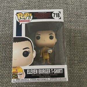 “Eleven (Burger T-Shirt)” Stranger Things Vinyl Figure Funko Pop